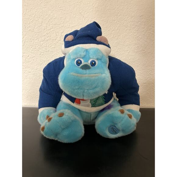 Disney Other - Disney Store Exclusive Sulley Snowman Plush 12" Monsters Inc. Christmas Holiday